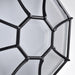 Bulk Head Nuvo 62-1400 LED Spider Cage Fixture - Black Finish with Frosted Glass Nuvo