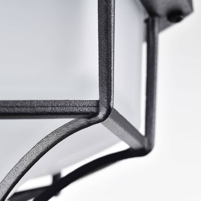 Bulk Head Nuvo 62-1400 LED Spider Cage Fixture - Black Finish with Frosted Glass Nuvo