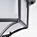 Bulk Head Nuvo 62-1400 LED Spider Cage Fixture - Black Finish with Frosted Glass Nuvo