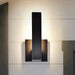 Sconce Nuvo 62-1425 Raven LED Outdoor Sconce - 10 Inch - Textured Matte Black Finish - 8 Watts - 3000K Nuvo