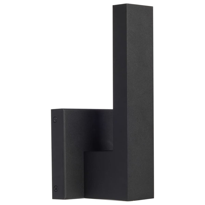Sconce Nuvo 62-1425 Raven LED Outdoor Sconce - 10 Inch - Textured Matte Black Finish - 8 Watts - 3000K Nuvo
