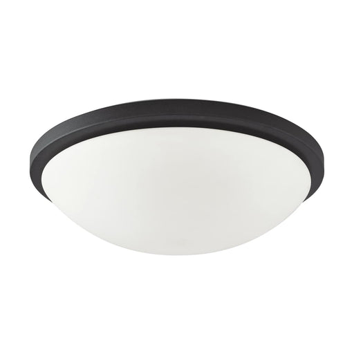 Flush Mount Nuvo 62-1444 Button LED 17 in. - Flush Mount Fixture - Black Finish Nuvo