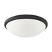 Flush Mount Nuvo 62-1444 Button LED 17 in. - Flush Mount Fixture - Black Finish Nuvo