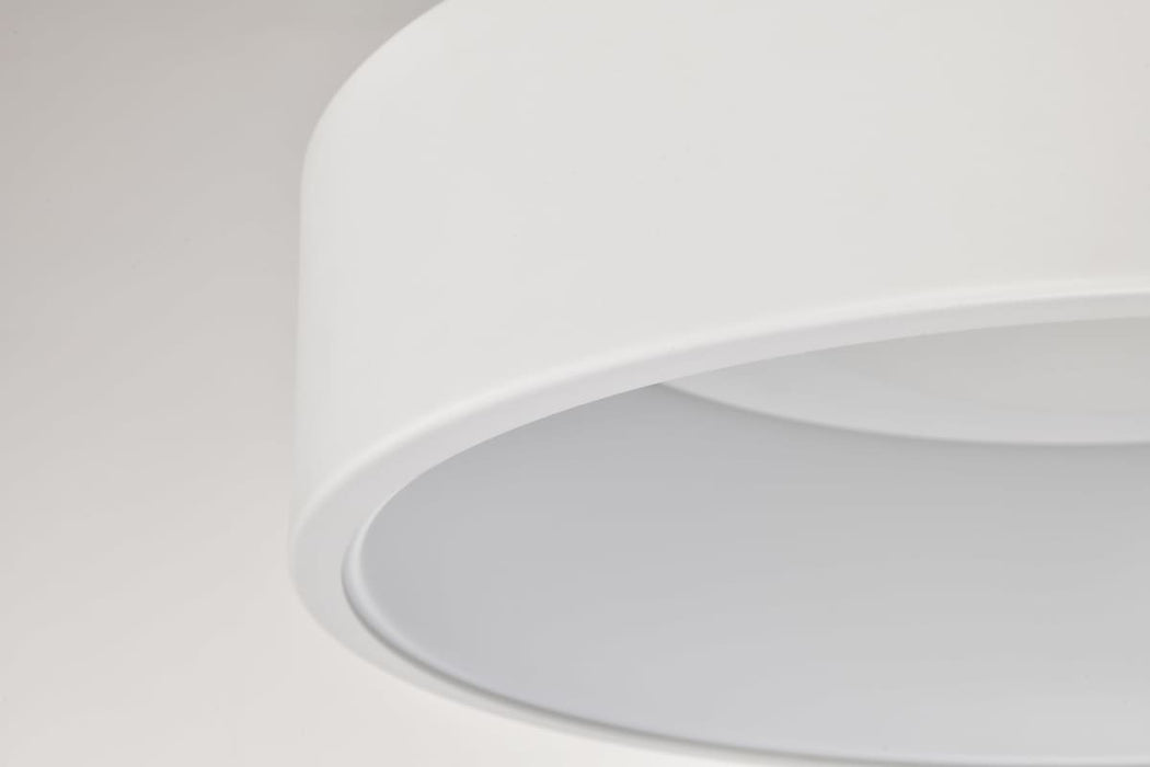 Flush Mount Nuvo 62-1451R1 Orbit - 20 Watt LED Flush Mount - CCT Selectable 3000K/4000K/5000K - White Finish Nuvo