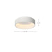 Flush Mount Nuvo 62-1451R1 Orbit - 20 Watt LED Flush Mount - CCT Selectable 3000K/4000K/5000K - White Finish Nuvo