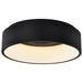 Flush Mount Nuvo 62-1452R1 Orbit - 20 Watt LED Flush Mount - CCT Selectable 3000K/4000K/5000K - Black Finish Nuvo