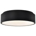 Flush Mount Nuvo 62-1452R1 Orbit - 20 Watt LED Flush Mount - CCT Selectable 3000K/4000K/5000K - Black Finish Nuvo