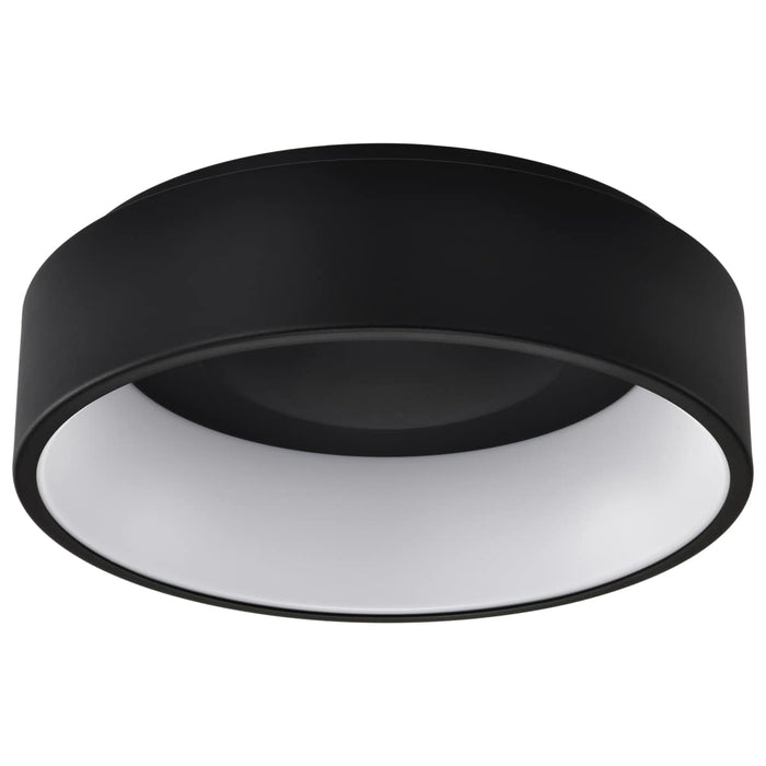 Flush Mount Nuvo 62-1452R1 Orbit - 20 Watt LED Flush Mount - CCT Selectable 3000K/4000K/5000K - Black Finish Nuvo