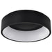 Flush Mount Nuvo 62-1452R1 Orbit - 20 Watt LED Flush Mount - CCT Selectable 3000K/4000K/5000K - Black Finish Nuvo
