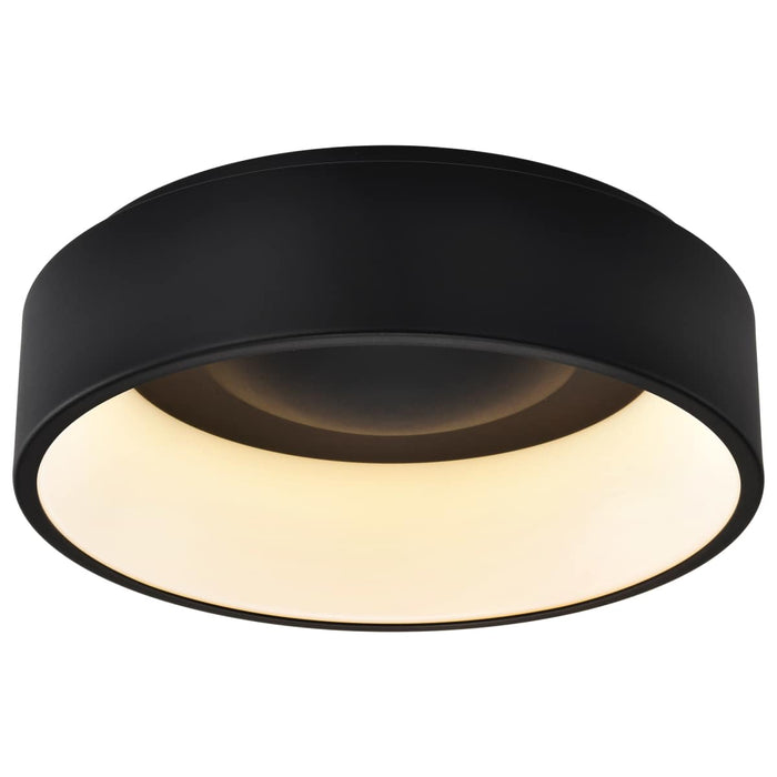 Flush Mount Nuvo 62-1452R1 Orbit - 20 Watt LED Flush Mount - CCT Selectable 3000K/4000K/5000K - Black Finish Nuvo