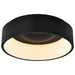 Flush Mount Nuvo 62-1452R1 Orbit - 20 Watt LED Flush Mount - CCT Selectable 3000K/4000K/5000K - Black Finish Nuvo