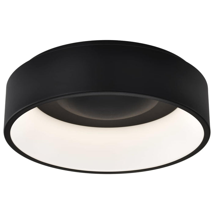 Flush Mount Nuvo 62-1452R1 Orbit - 20 Watt LED Flush Mount - CCT Selectable 3000K/4000K/5000K - Black Finish Nuvo
