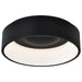 Flush Mount Nuvo 62-1452R1 Orbit - 20 Watt LED Flush Mount - CCT Selectable 3000K/4000K/5000K - Black Finish Nuvo