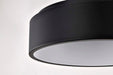 Flush Mount Nuvo 62-1452R1 Orbit - 20 Watt LED Flush Mount - CCT Selectable 3000K/4000K/5000K - Black Finish Nuvo