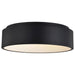 Flush Mount Nuvo 62-1452 Orbit - 20W LED Flush Mount - Black Finish Nuvo