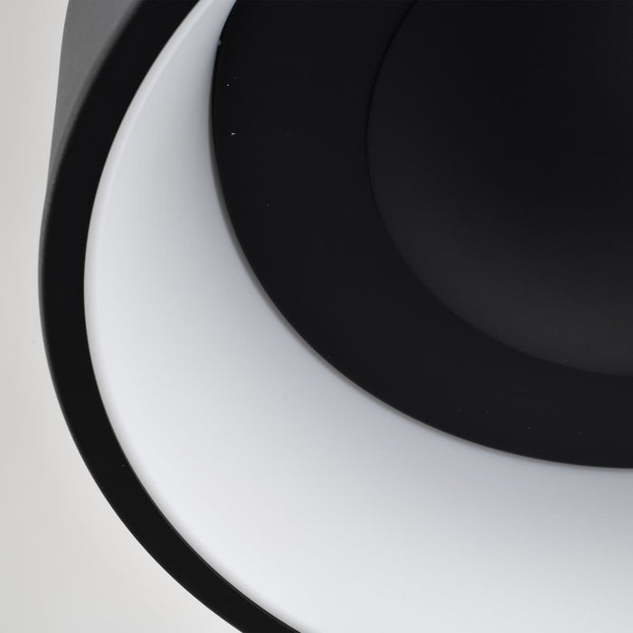 Flush Mount Nuvo 62-1452 Orbit - 20W LED Flush Mount - Black Finish Nuvo