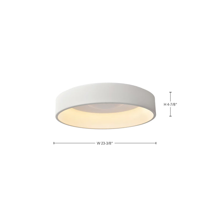 Flush Mount Nuvo 62-1453R1 Orbit - 30 Watt LED Flush Mount - CCT Selectable 3000K/4000K/5000K - White Finish Nuvo