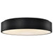 Flush Mount Nuvo 62-1454R1 Orbit - 30 Watt LED Flush Mount - CCT Selectable 3000K/4000K/5000K - Black Finish Nuvo