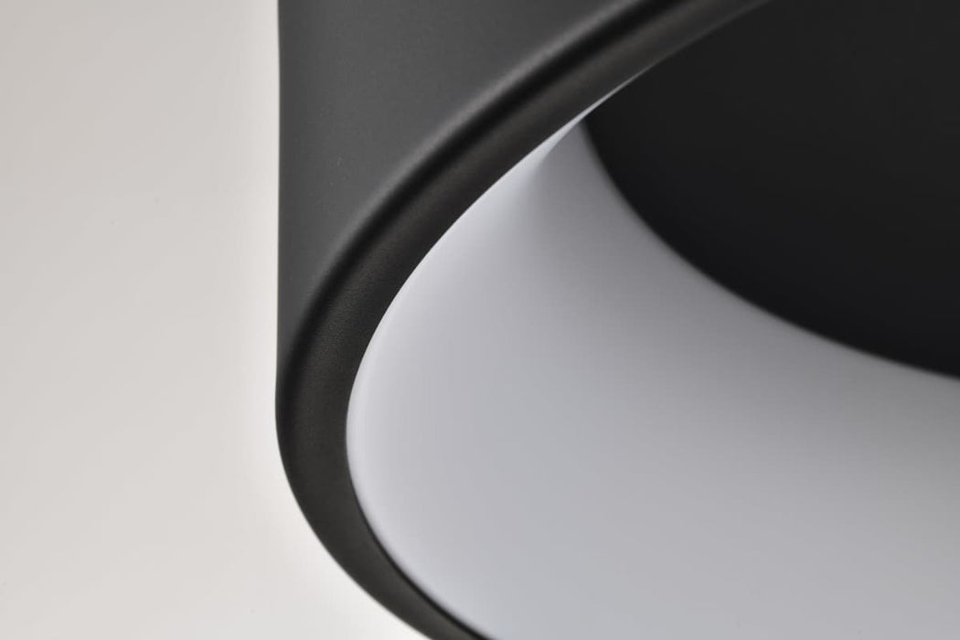 Flush Mount Nuvo 62-1454R1 Orbit - 30 Watt LED Flush Mount - CCT Selectable 3000K/4000K/5000K - Black Finish Nuvo