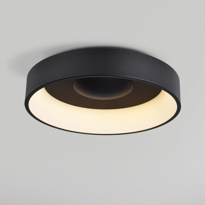 Flush Mount Nuvo 62-1454 Orbit - 30W LED Flush Mount - Black Finish Nuvo