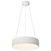 Pendant Nuvo 62-1455R1 Orbit - 20 Watt LED Pendant - CCT Selectable 3000K/4000K/5000K - White Finish Nuvo