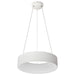 Pendant Nuvo 62-1455R1 Orbit - 20 Watt LED Pendant - CCT Selectable 3000K/4000K/5000K - White Finish Nuvo