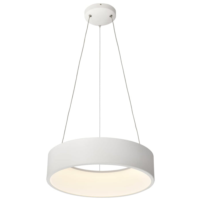 Pendant Nuvo 62-1455R1 Orbit - 20 Watt LED Pendant - CCT Selectable 3000K/4000K/5000K - White Finish Nuvo