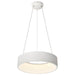 Pendant Nuvo 62-1455R1 Orbit - 20 Watt LED Pendant - CCT Selectable 3000K/4000K/5000K - White Finish Nuvo