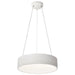 Pendant Nuvo 62-1455R1 Orbit - 20 Watt LED Pendant - CCT Selectable 3000K/4000K/5000K - White Finish Nuvo