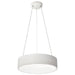 Pendant Nuvo 62-1455R1 Orbit - 20 Watt LED Pendant - CCT Selectable 3000K/4000K/5000K - White Finish Nuvo