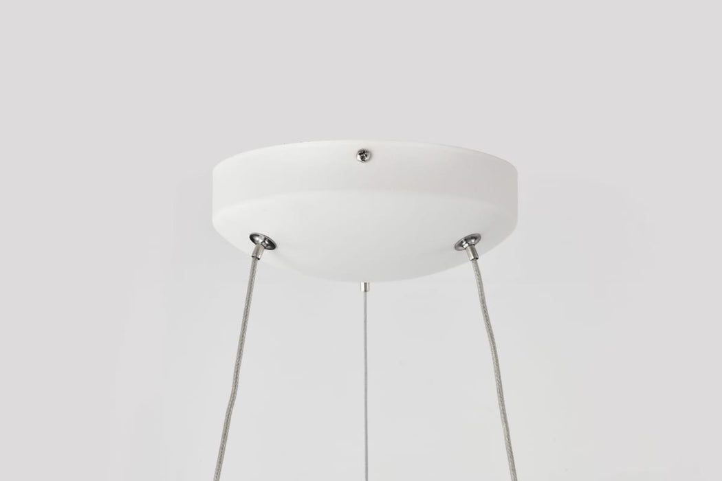 Pendant Nuvo 62-1455R1 Orbit - 20 Watt LED Pendant - CCT Selectable 3000K/4000K/5000K - White Finish Nuvo