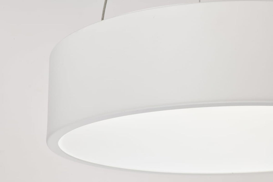 Pendant Nuvo 62-1455R1 Orbit - 20 Watt LED Pendant - CCT Selectable 3000K/4000K/5000K - White Finish Nuvo
