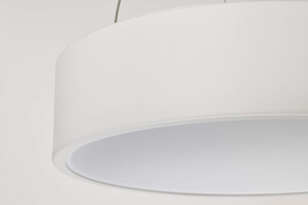 Pendant Nuvo 62-1455R1 Orbit - 20 Watt LED Pendant - CCT Selectable 3000K/4000K/5000K - White Finish Nuvo