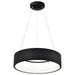 Pendant Nuvo 62-1456R1 Orbit - 20 Watt LED Pendant - CCT Selectable 3000K/4000K/5000K - Black Finish Nuvo