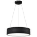 Pendant Nuvo 62-1456R1 Orbit - 20 Watt LED Pendant - CCT Selectable 3000K/4000K/5000K - Black Finish Nuvo