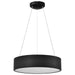 Pendant Nuvo 62-1456R1 Orbit - 20 Watt LED Pendant - CCT Selectable 3000K/4000K/5000K - Black Finish Nuvo