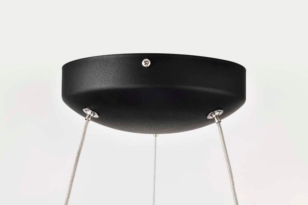 Pendant Nuvo 62-1456R1 Orbit - 20 Watt LED Pendant - CCT Selectable 3000K/4000K/5000K - Black Finish Nuvo