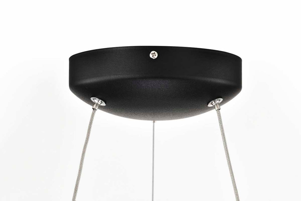 Pendant Nuvo 62-1456R1 Orbit - 20 Watt LED Pendant - CCT Selectable 3000K/4000K/5000K - Black Finish Nuvo