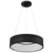 Pendant Nuvo 62-1456R1 Orbit - 20 Watt LED Pendant - CCT Selectable 3000K/4000K/5000K - Black Finish Nuvo