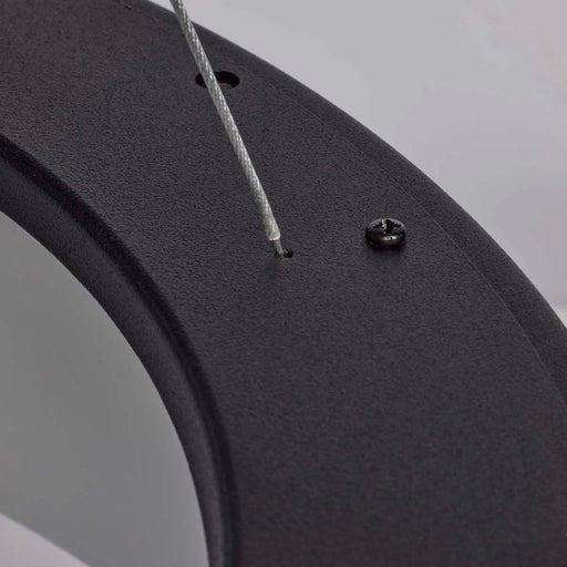 Pendant Nuvo 62-1456 Orbit - 20W LED Pendant - Black Finish Nuvo