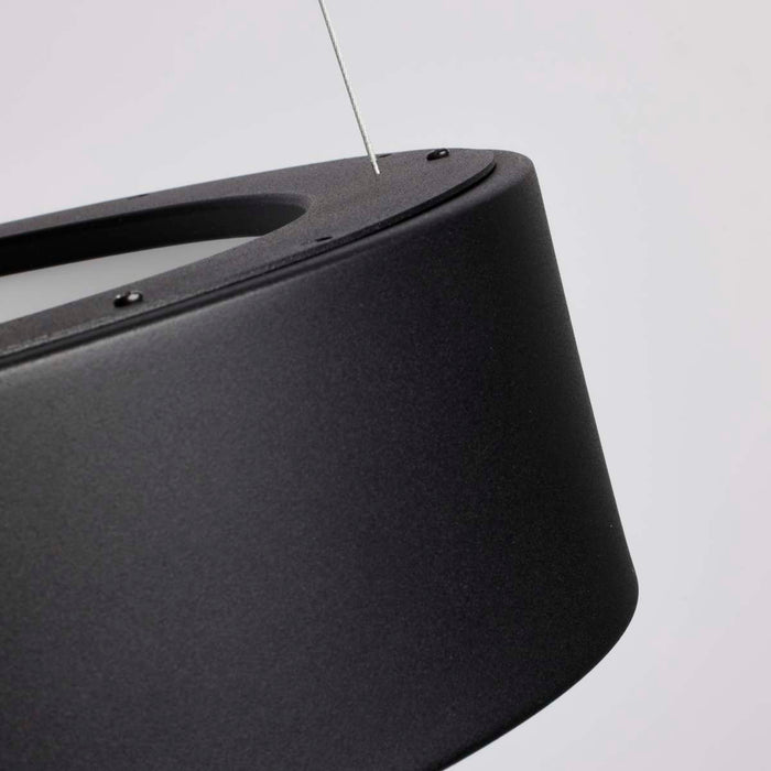 Pendant Nuvo 62-1456 Orbit - 20W LED Pendant - Black Finish Nuvo