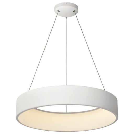 Pendant Nuvo 62-1457R1 Orbit - 30 Watt LED Pendant - CCT Selectable 3000K/4000K/5000K - White Finish Nuvo