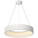 Pendant Nuvo 62-1457R1 Orbit - 30 Watt LED Pendant - CCT Selectable 3000K/4000K/5000K - White Finish Nuvo