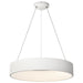 Pendant Nuvo 62-1457R1 Orbit - 30 Watt LED Pendant - CCT Selectable 3000K/4000K/5000K - White Finish Nuvo