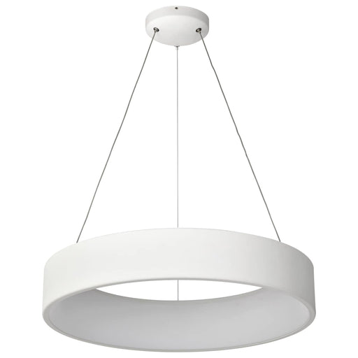 Pendant Nuvo 62-1457R1 Orbit - 30 Watt LED Pendant - CCT Selectable 3000K/4000K/5000K - White Finish Nuvo