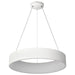 Pendant Nuvo 62-1457R1 Orbit - 30 Watt LED Pendant - CCT Selectable 3000K/4000K/5000K - White Finish Nuvo