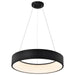 Pendant Nuvo 62-1458R1 Orbit - 30 Watt LED Pendant - CCT Selectable 3000K/4000K/5000K - Black Finish Nuvo