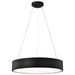 Pendant Nuvo 62-1458R1 Orbit - 30 Watt LED Pendant - CCT Selectable 3000K/4000K/5000K - Black Finish Nuvo