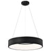 Pendant Nuvo 62-1458R1 Orbit - 30 Watt LED Pendant - CCT Selectable 3000K/4000K/5000K - Black Finish Nuvo