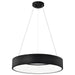Pendant Nuvo 62-1458R1 Orbit - 30 Watt LED Pendant - CCT Selectable 3000K/4000K/5000K - Black Finish Nuvo